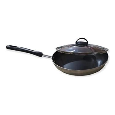 Imagem de Frigideira Londres Wok 28cm Teflon C/Tampa Vidro 3,3l