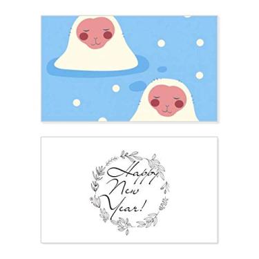 Imagem de Cartão de felicitações de animal da sorte de viagem japonesa com mensagem de presente