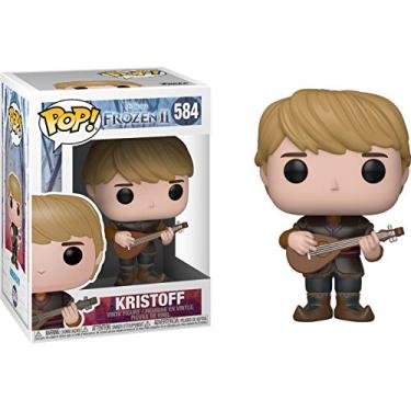 Imagem de Kristoff: Boneco de vinil Funko Pop! divertido e 1 pacote protetor gráfico compatível (584 - 42701 - B)