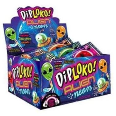 Imagem de Pirulito Dip loko Neon Caixa C/30 Unids- Escolha o sabor - Danilla Foods