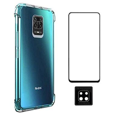 Imagem de Capa Anti Impactos Shock Reforçada Xiaomi Note 9S + Película 5D Nano + Película Câmera