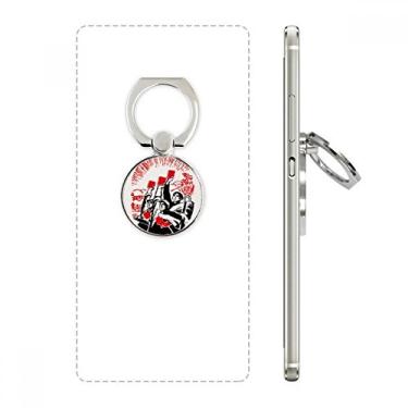 Imagem de Suporte de anel de telefone da China para soldado camponês de trabalhador, suporte de laço ajustável