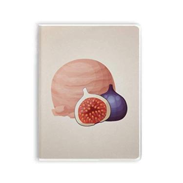 Imagem de Caderno de bolinhas de sorvete rosa de romã capa para diário de capa macia