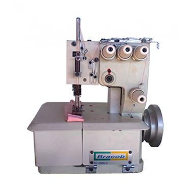 Imagem de Máquina de Costura Galoneira Semi-Industrial Completa, 3 Agulhas, 4 Fios, 2000rpm, BC2600-3 - Bracob (220)