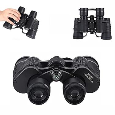 Imagem de Binóculos potentes 80x80 HD Óptica de telescópio ao ar livre para caminhadas ao ar livre, portátil, como, acampamento para observação de pássaros e assim por diante