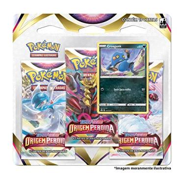 Jogo De Cartas Pokemon Lata Combatentes V em Promoção na Americanas