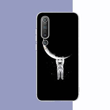 Imagem de Capa de telefone Moon Astronaut para Samsung S21 A10 para Redmi Note 7 9 para Huawei P30Pro Honor 8X 10i capa, A3, para Redmi Note9 4G