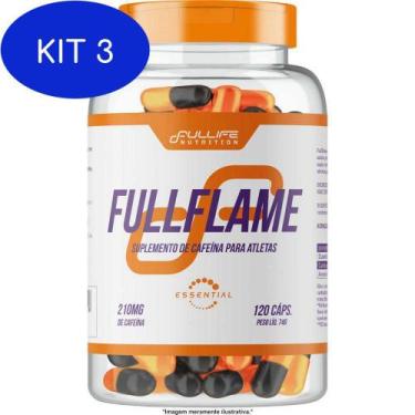 Imagem de Kit 3 Fullflame 210Mg Com 120 Cápsulas - Fullife Nutrition