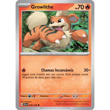 Imagem de Carta Pokémon - Growlithe 30/198 - Escarlate Violeta Sv1 - Copag