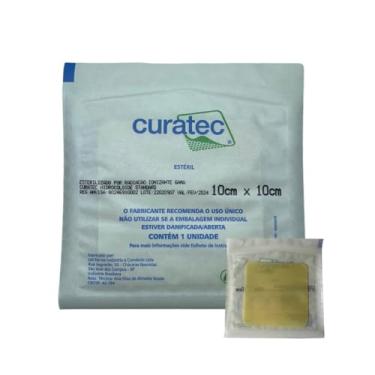 Imagem de Curativo compressa hidrocoloide curatec 10x10 com 10 unidades