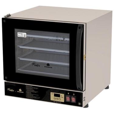Imagem de Linha Collab Progás e Braesi e Flakes - Forno Turbo Elétrico PRP-004 PLUS Preto Flakes 127v - Progás