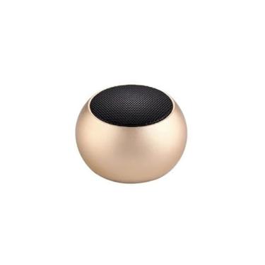 Imagem de Mini Caixa de Som Bluetooth Metal Amplificada Mini Speaker 3w (Prata)