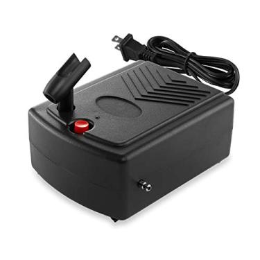 Imagem de PointZero Mini compressor de aerógrafo com suporte e mangueira de 6 pés - bomba de ar portátil silenciosa