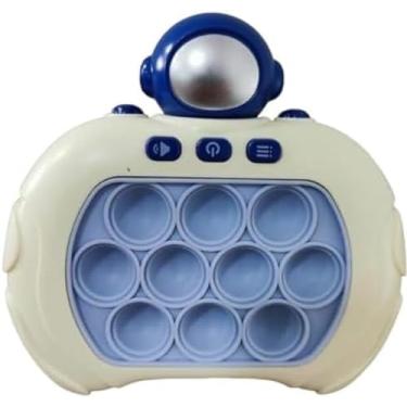 Imagem de Pop it eletrônico astronauta ou Urso exercício de memória puzzle game anti stress fidget toy (Azul Astronauta)