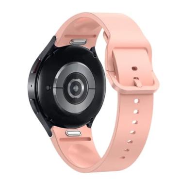 Imagem de Pulseira Click Moderna LTIMPORTS, compativel com Galaxy Watch 6 - Galaxy Watch 6 Classic - Galaxy Watch 5 - Galaxy Watch 5 Pro - Galaxy Watch 4 Classic (Rose)