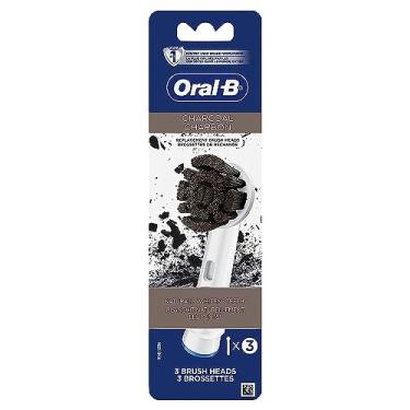 Imagem de Oral-B Refil de cabeças de escova de dentes elétrica de carvão para substituição, 3 unidades