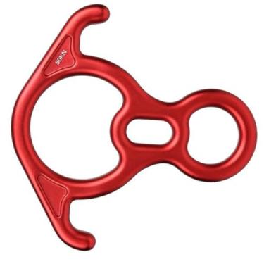 Imagem de MOUDOAUER Boneco de resgate 50KN, dispositivo de amarração de orelha de liga de alumínio e equipamento de rapel para escalada