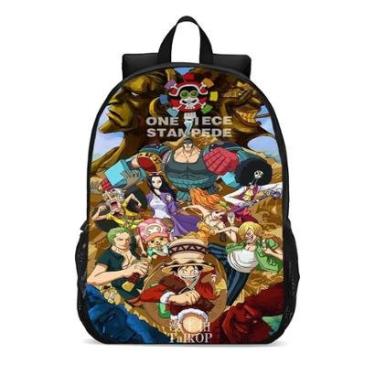 Imagem de Mochila Escolar Infanto Juvenil Anime One Piece Luffy Piratas Aventura Novidades 0331-Unissex