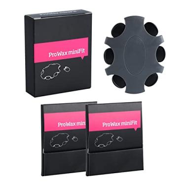 Imagem de Filtros de proteção de cera para aparelho auditivo ProWax MiniFit Kit de limpeza transparente de substituição para Oticon (pacote com 2), para filtros de cera de substituição Oticon ProWax MiniFit