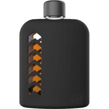 Imagem de Conjunto de frascos de vidro grandes para homens e mulheres - Garrafa de garrafa de quadril com selos de cortiça e silicone para uísque, licor, álcool - Inclui tampas de metal e plástico, funil, manga