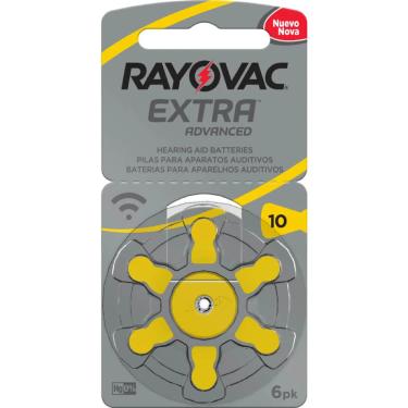 Imagem de Rayovac Pilha Para Aparelhos Auditivos Extra Advanced Active Tamanho 10 Sm60 Com 6 Unidades