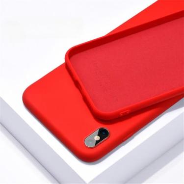 Imagem de Para oneplus 8 9 5t 6t 7 7t pro caso de silicone líquido macio tpu telefone capa para oneplus 5 6 7 10 pro 9 caso, vermelho, para oneplus 9 cn