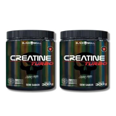 Imagem de Kit 2 Creatine 300g sem Sabor Black Skull-Unissex