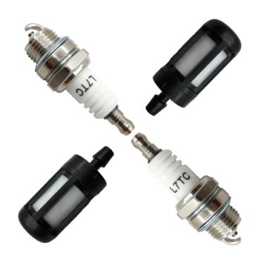 Imagem de AIBICI Kit de vela de ignição de filtro de combustível para motosserra Stihl 009 010 011 015 017 018 021 023 025 026 028 MS180 MS210 MS250 MS260