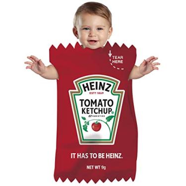 Imagem de Kraft Heinz Tomate Ketchup Packet Fantasia de Dia das Bruxas, Tamanho do Bebê 3-9 meses