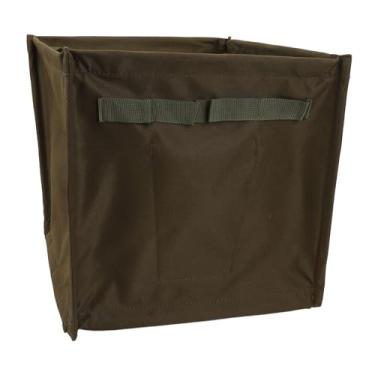 Imagem de Lata de Lixo Dobrável Ao Ar Livre, Pano Oxford Grande Capacidade 33L Lata de Lixo Ao Ar Livre Lata de Lixo Dobrável Cesta de Armazenamento de Linha para Piquenique de Viagem,