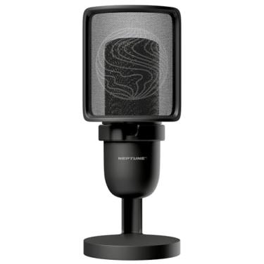 Imagem de Neptune Microfone Sonus para jogos | Microfone de streaming com filtro pop para clareza vocal | Microfone de mesa para streaming, jogos, gravação e podcasts | Microfone para PC com cabo tipo-C para