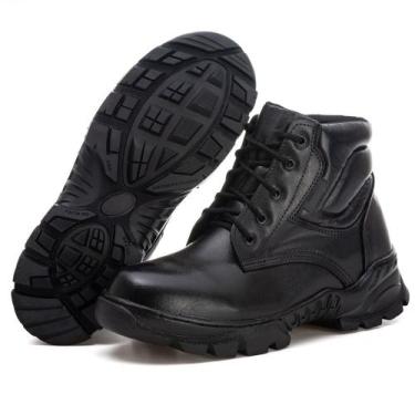 Imagem de Bota Masculina Coturno BPM400 Militar Motociclista Motoqueiro Casual P