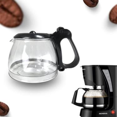 Imagem de Jarra Copo Vidro Para Cafeteiras Mondial Cp-17 Com Tampa 17 Café