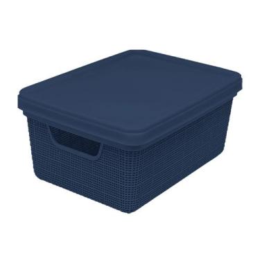 Imagem de Cesta Caixa Organizadora de Objetos Organizadora Jaguar Juta Multiuso 