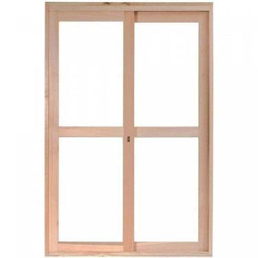 Imagem de Porta de Madeira Balção de Correr 213x180cm com Batente 9,4cm Ewk 480 