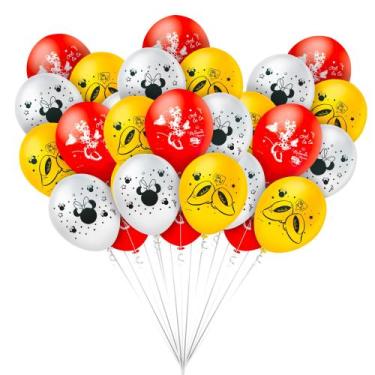 Imagem de 50 Balões Bexigas N9" Decoração Minnie Festa Aniversário - Regina fest