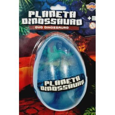 Imagem de Brinquedo Kit Ovo Surpresa Planeta Dinossauro Toyng, Azul