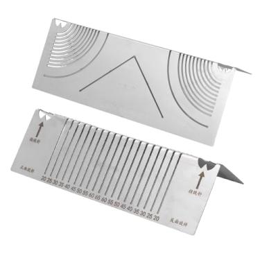 Imagem de Ferramenta de Marcação de ângulo e Marcador de Linear de Aço Inoxidável, ângulos de 90 Graus, Curvas e Linhas Retas, Ferramenta útil para Engenheiros, Carpinteiros e Decoradores
