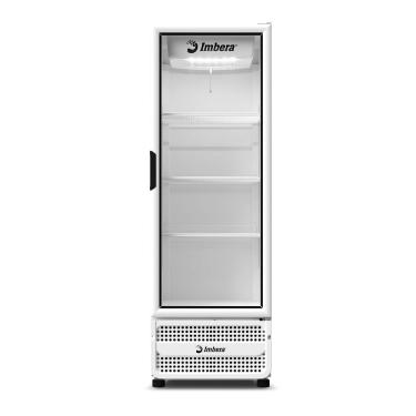 Imagem de Expositor Vertical Imbera 453 Litros Inverter Porta de Vidro Full White Branco VRS16 - Bivolt
