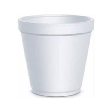 Imagem de Pote Cumbuca Delivery Isopor 480 ml Copobras Com 50 Unidades Com Tampa