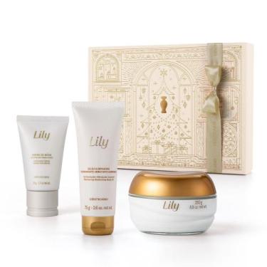 Imagem de Kit Presente Lily Creme Acetinado + Geleia Iluminadora Natal - O botic