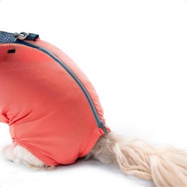 Imagem de Roupa Pós-Cirúrgica Dry-Fit My Dry One - Coral - 9 - Mypetone