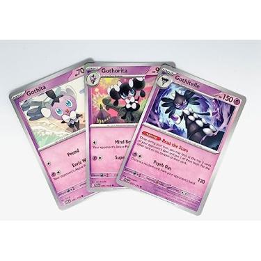 Imagem de Gothitelle 092/193 - Paldea Evolved - Pokemon Evolution Set - 3 Card Lot - Scarlet & Violet