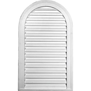Imagem de Ekena Millwork GVCA18X30D GVCA18X30D Gable Vent 45,7 cm L x 76,2 cm A x 3,8 cm P Primed