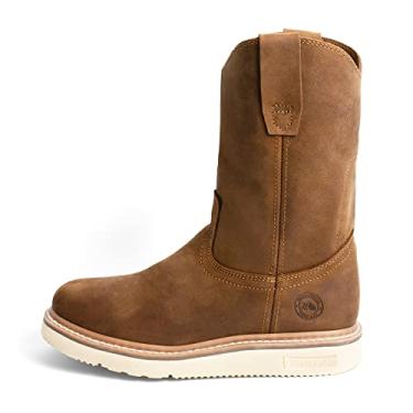 Imagem de 7L SIETE LEGUAS - Bota masculina de couro Wellington leve e resistente com sola resistente a óleo, estilo 2222, Crazy Papaya, 39