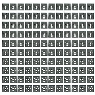 Imagem de Ruiwaer 120 peças de interruptores de teclado preto PORON Foam Keyboard Switch Film Poron pads de interruptor de filme para teclado Hot Swap
