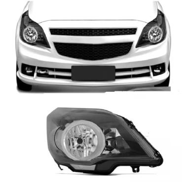 Imagem de Farol Agile Máscara Negra 2009 2010 2011 2012 2013 2014 - UNIDADE Lado: ESQUERDO (MOTORISTA)