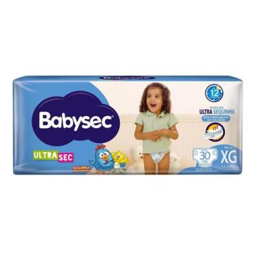 Imagem de KIT 3 FRALDAS BABYSEC GALINHA PINTADINHA MEGA XG/30 = 90un