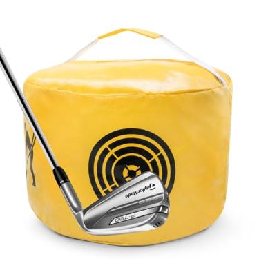 Imagem de Bolsa de impacto de golfe, auxiliares de balanço de golfe - Treinador de balanço de golfe e ferramenta de prática portátil para iniciantes em golfe - Acessório de golfe impermeável e durável
