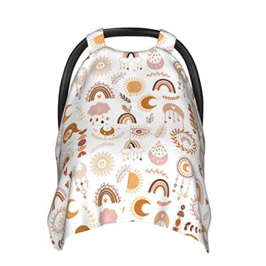 Imagem de Capa de assento de carro Boho para bebês no inverno e verão, capa de amamentação para mamãe, boho, coisas de bebê para meninos